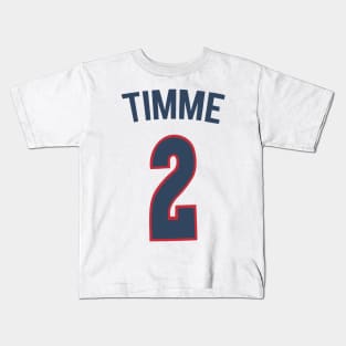 Drew Timme Number 2 Kids T-Shirt